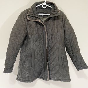 Marc New York Dark Olive Green Quilted Puffer Coat Size L